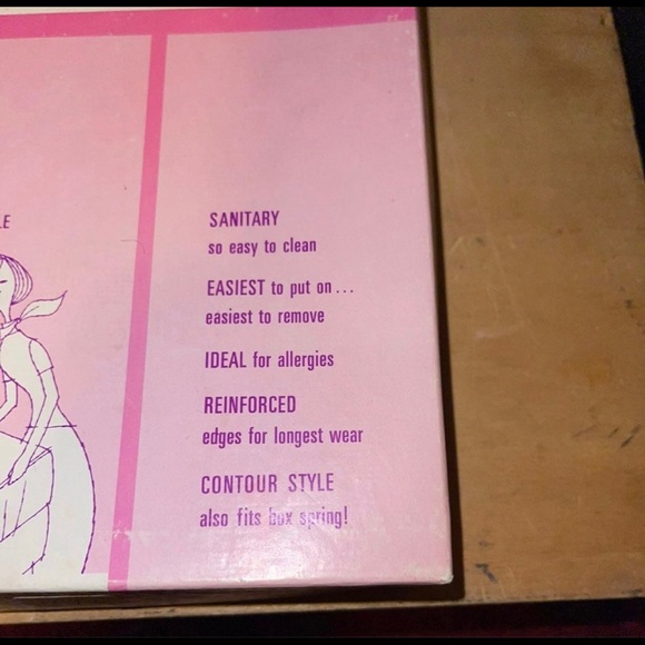 NOS/NIB: Vintage Ex Cell SILK TEX Queen Size Mattress Cover - Picture 5 of 5